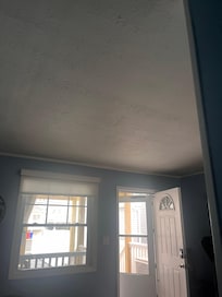 This whole area of the house had no light there was one in the kitchen