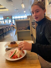 Breakfast at the holiday inn