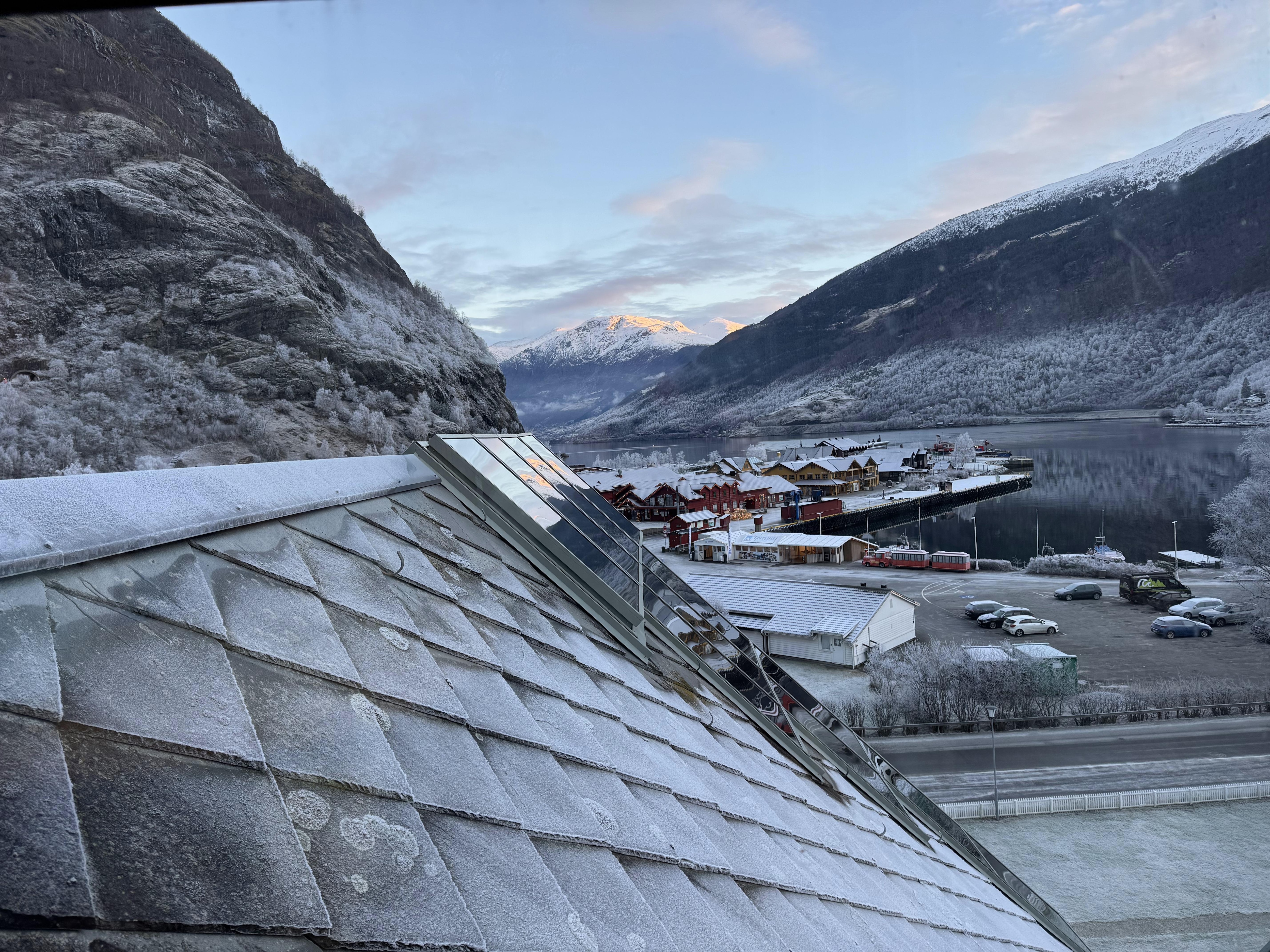 view from the cupola at the top of the hotel