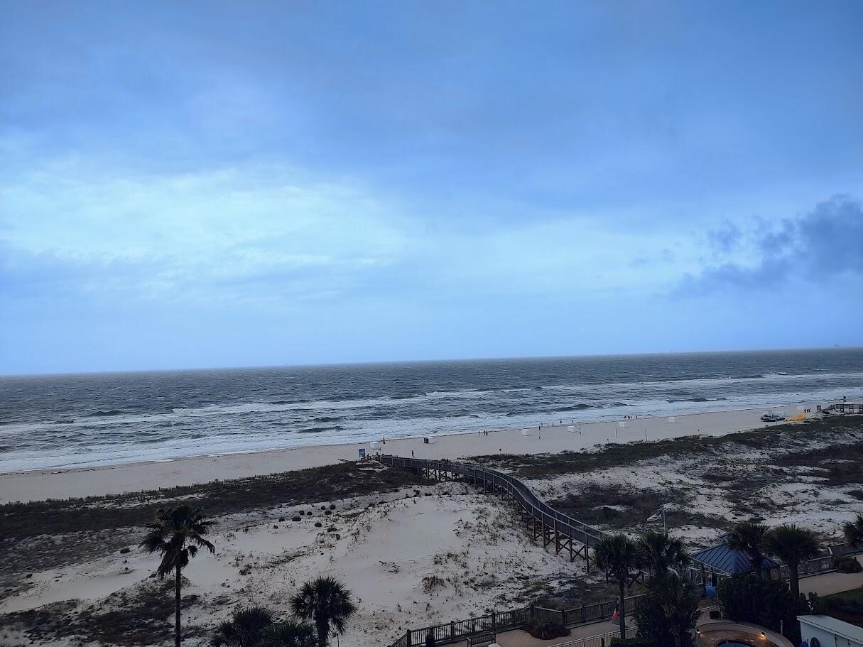 View from patio of the Gulf.
