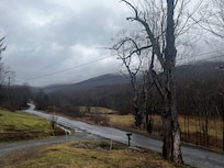 The view from the porch in early Spring - serene and peaceful.