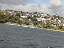 Vom Sorpesee Blick auf Langscheid