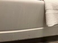 Tub was dripping with some kind of liquid