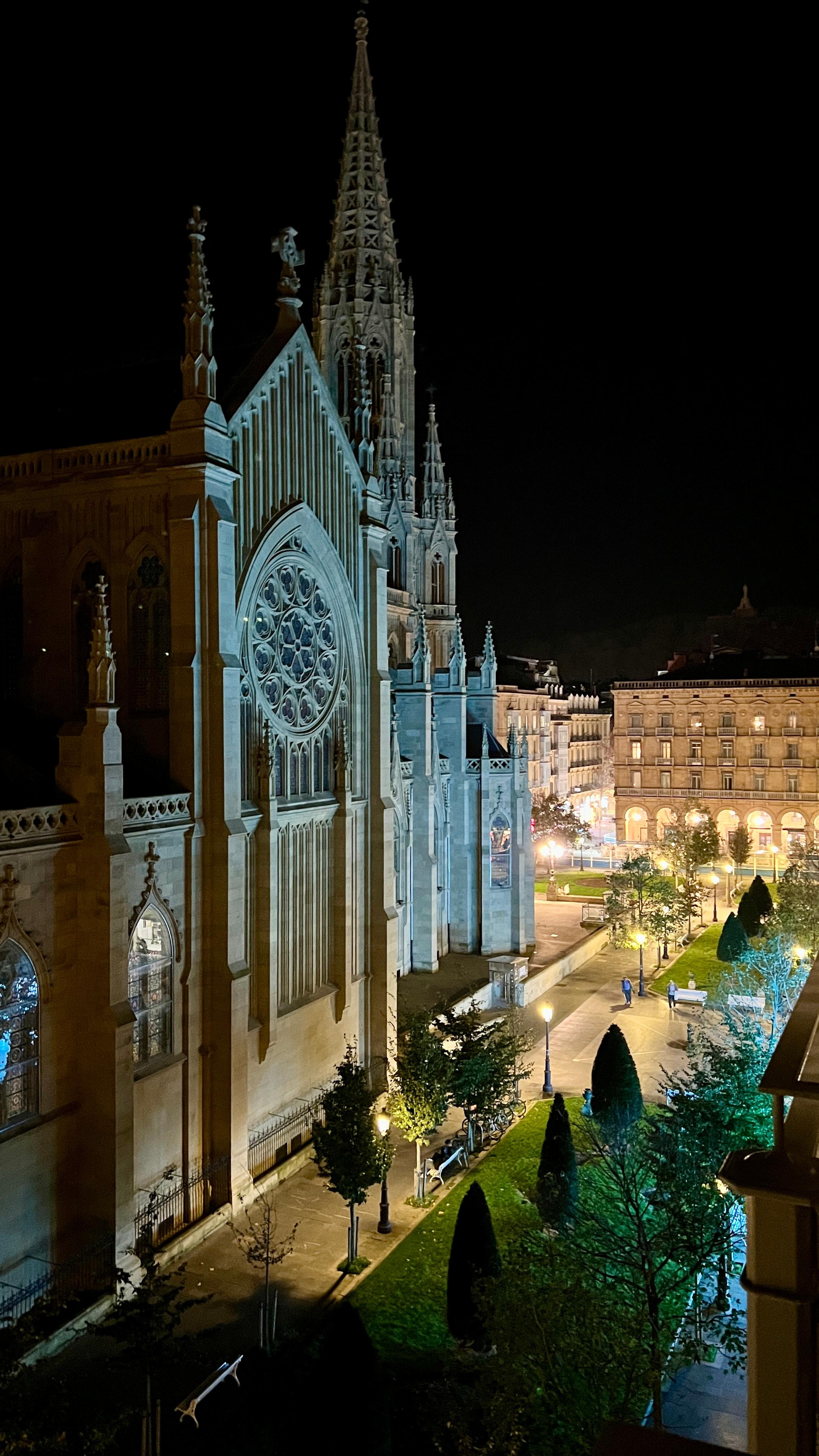 A view at the cathedral from the room. 