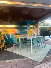 Outdoor eating area