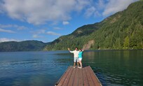 Visited Lake Crescent and Hoh while located in Forks.