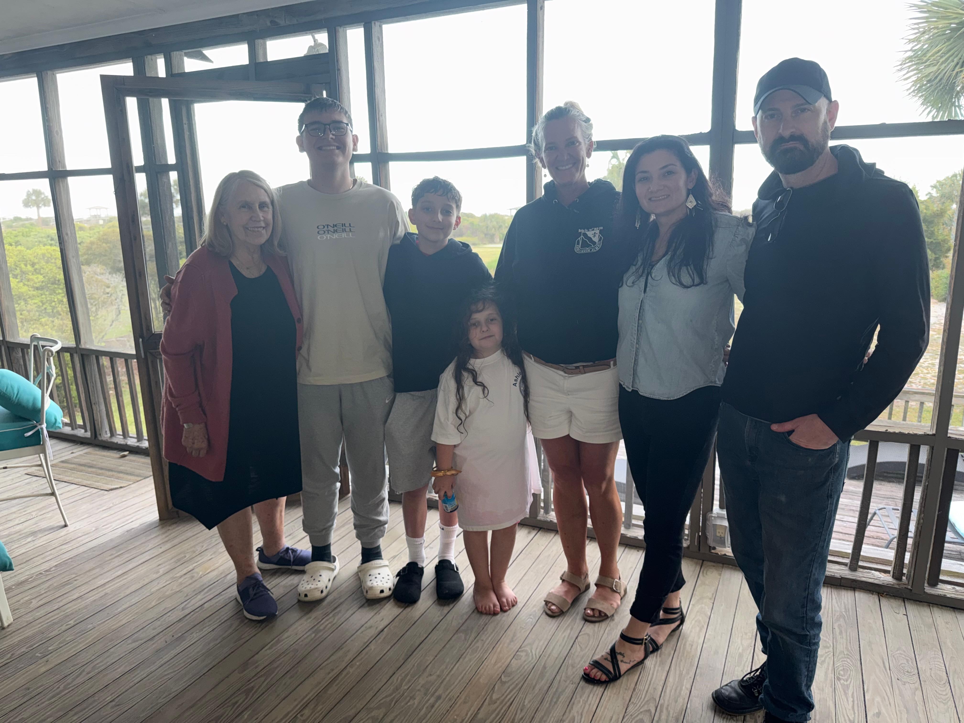 Great place to relax on the porch with family. 💛