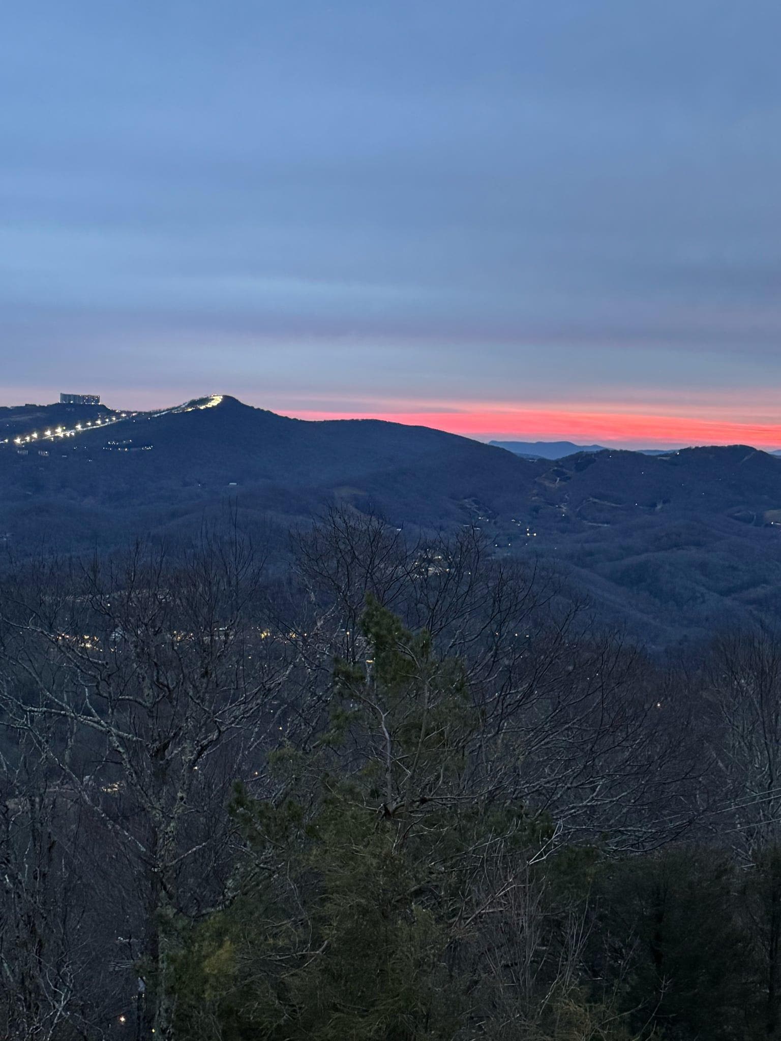 View from back deck.