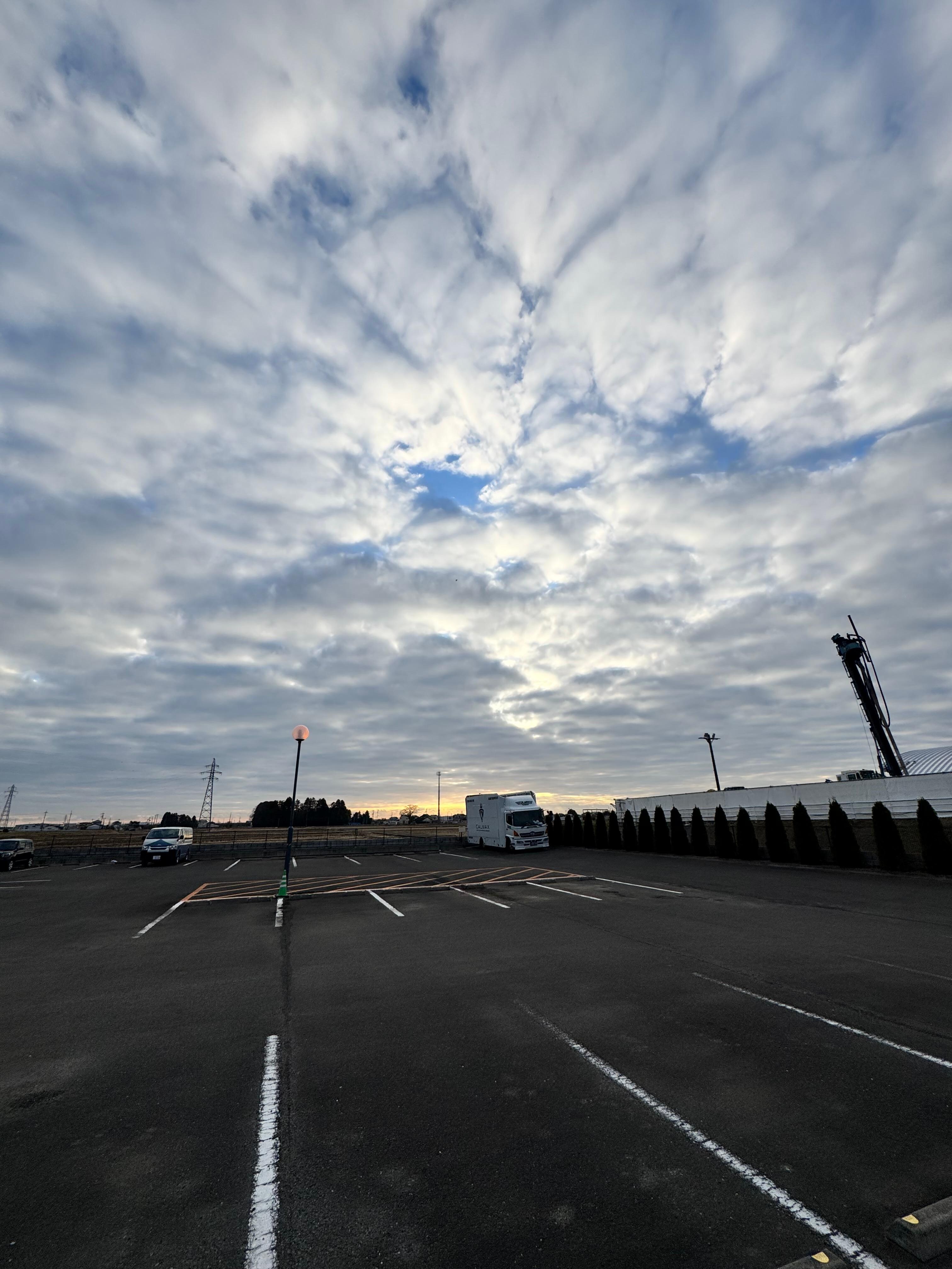 とても広い駐車場