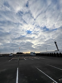 とても広い駐車場