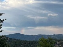 Rainbow from balcony