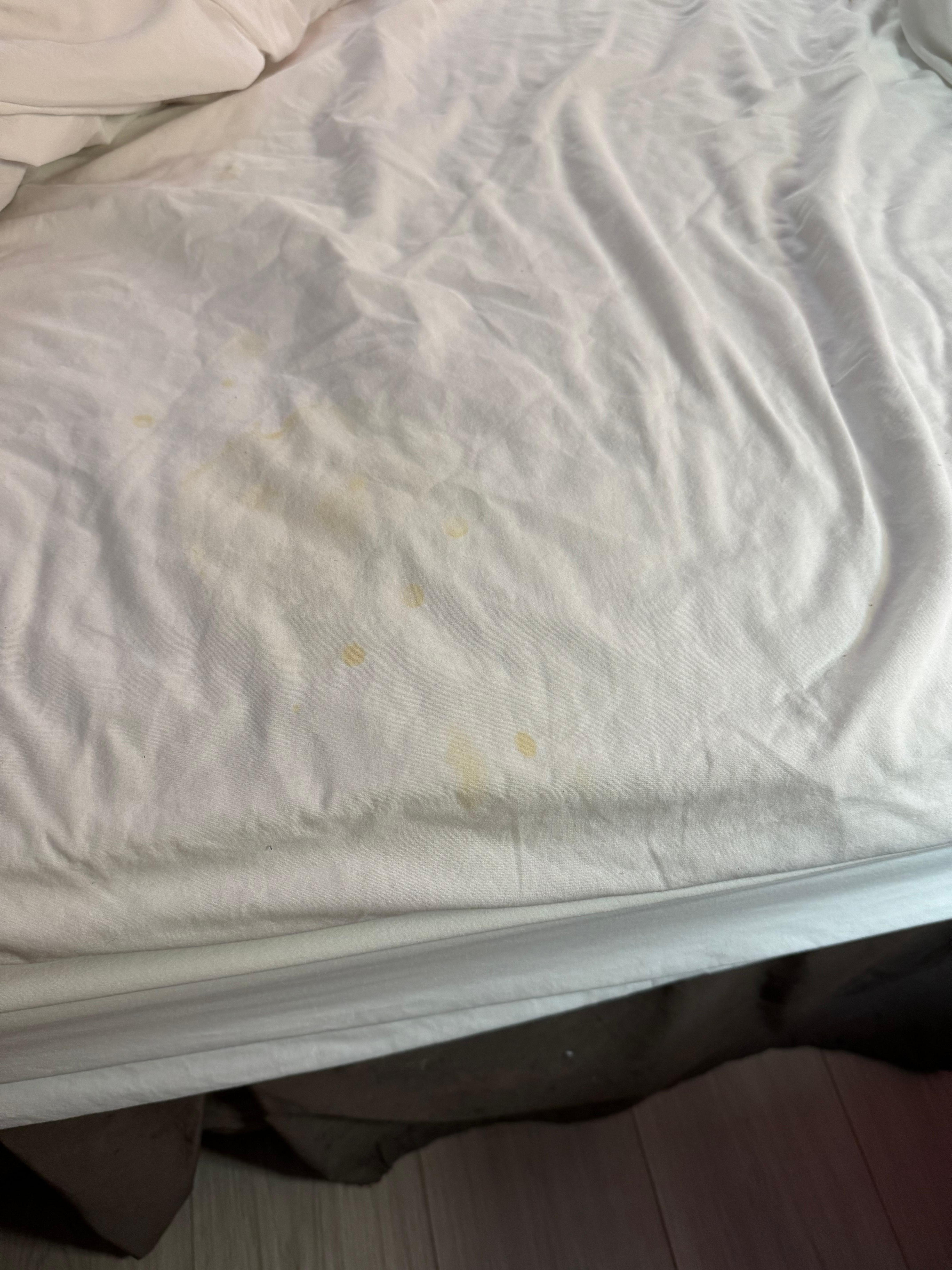 Stained Bed Sheet 