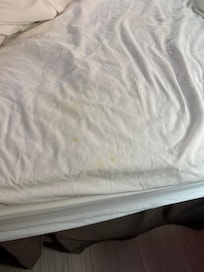 Stained Bed Sheet