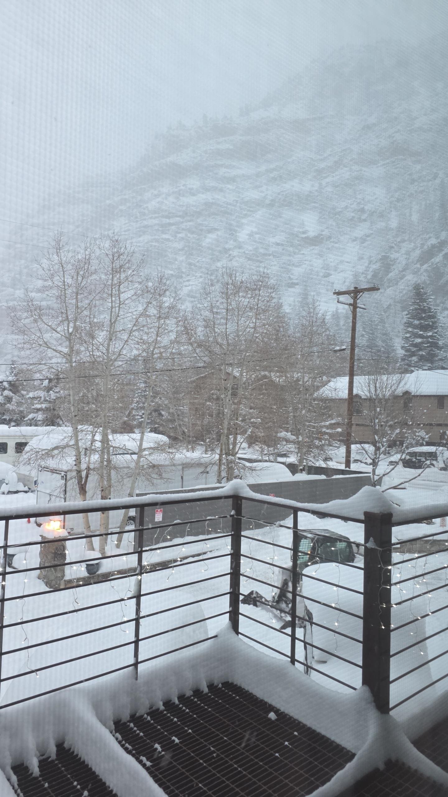 View from room 11 door.