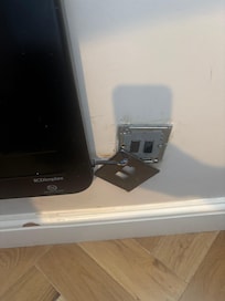 Broken radiator switch plate