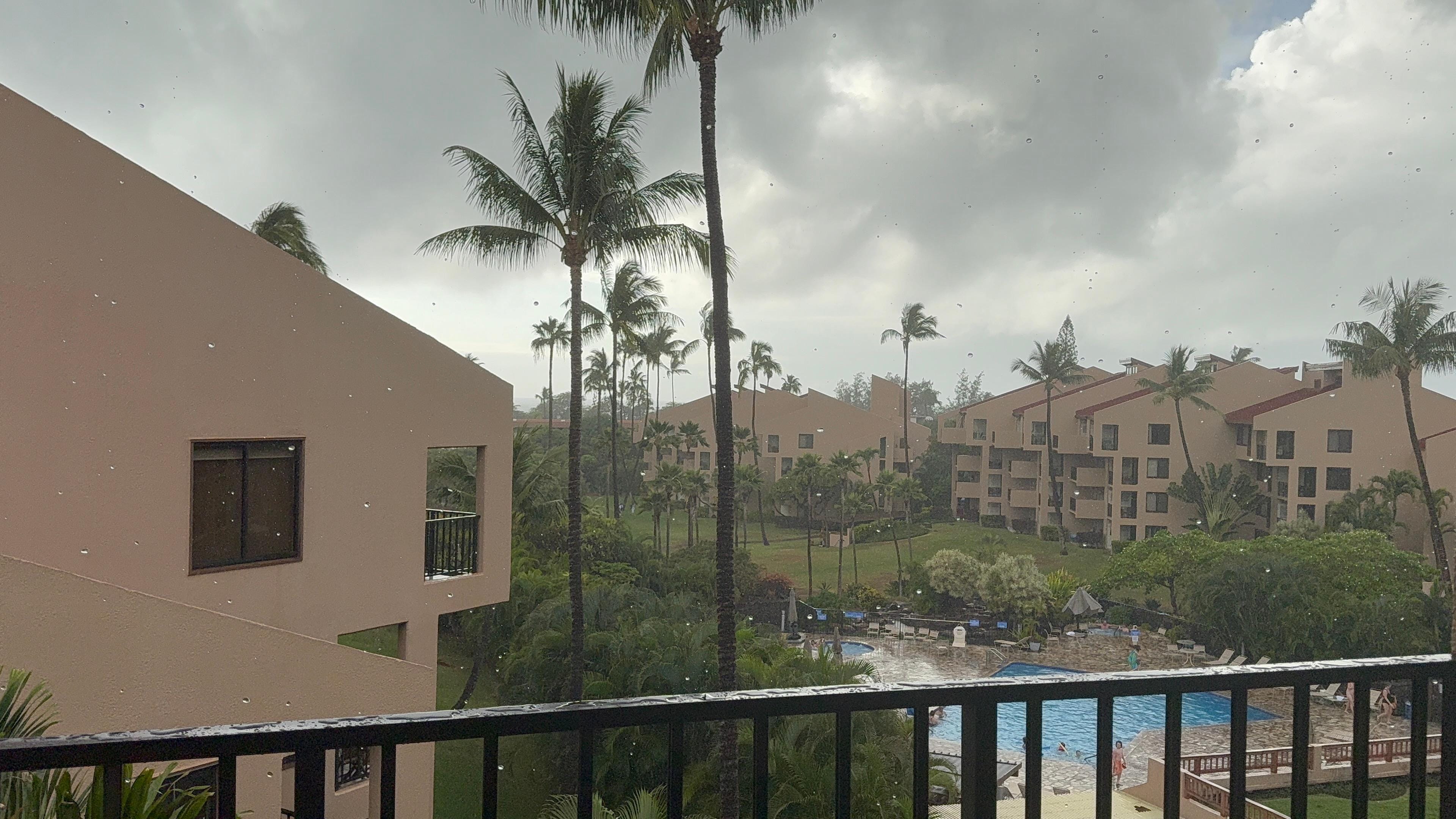 Great location! We did get rain which I heard is rare! Still had a wonderful time. 