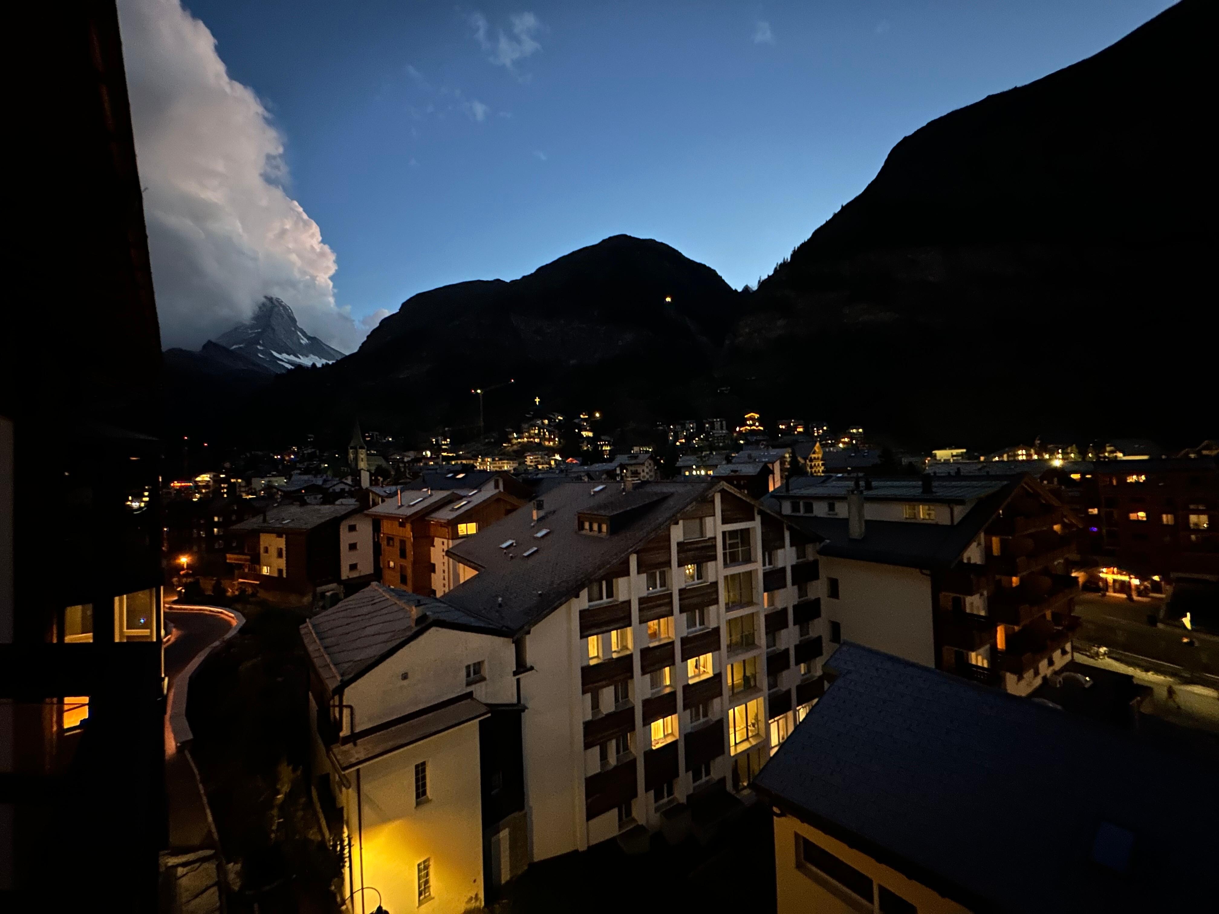 From the room