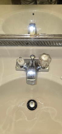 Broken bathroom faucet