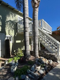 The balcony entrance, (not usable as entrance