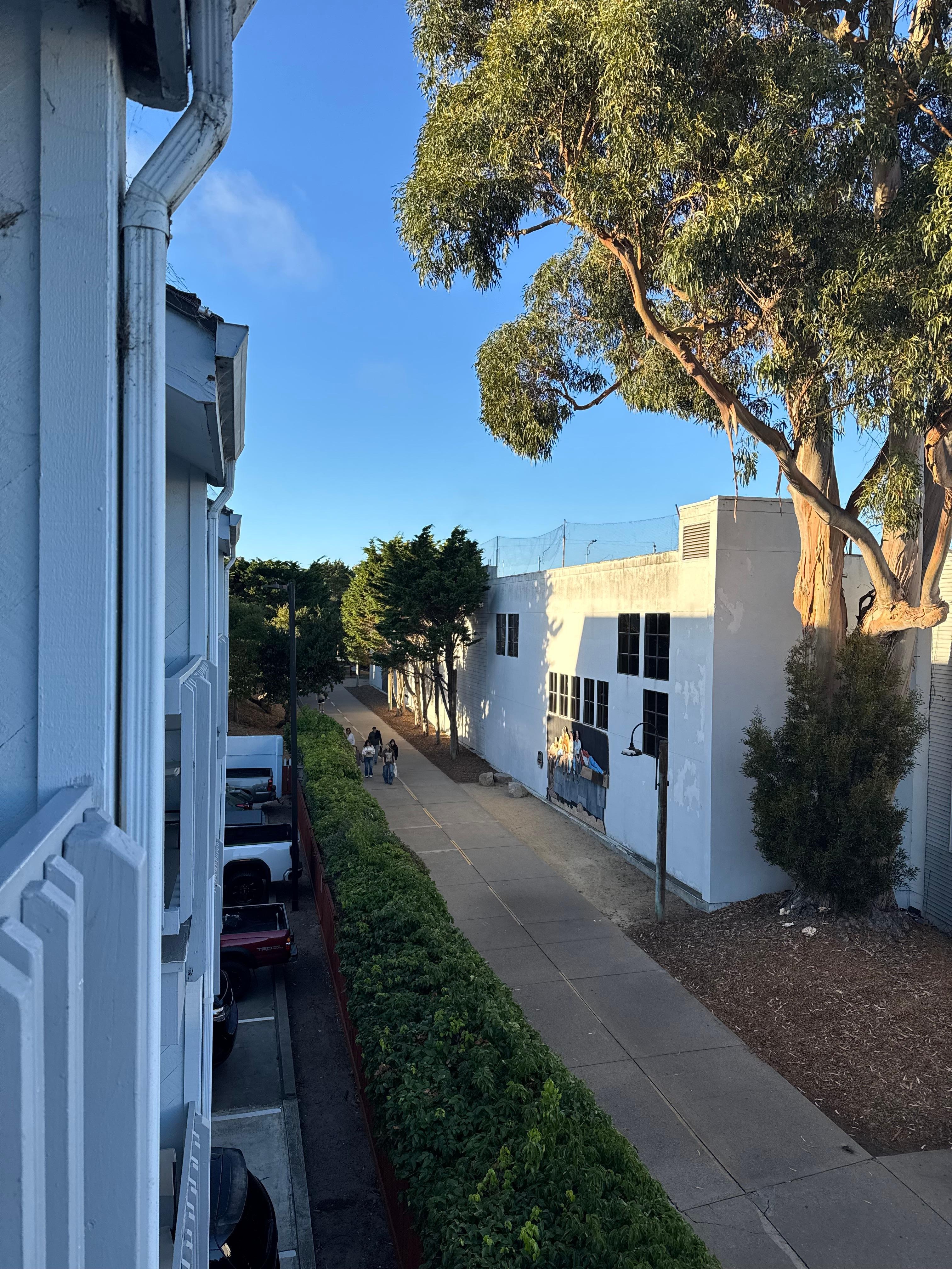 View from the balcony 