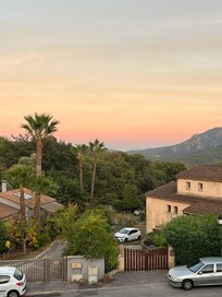 Blick vom Balkon