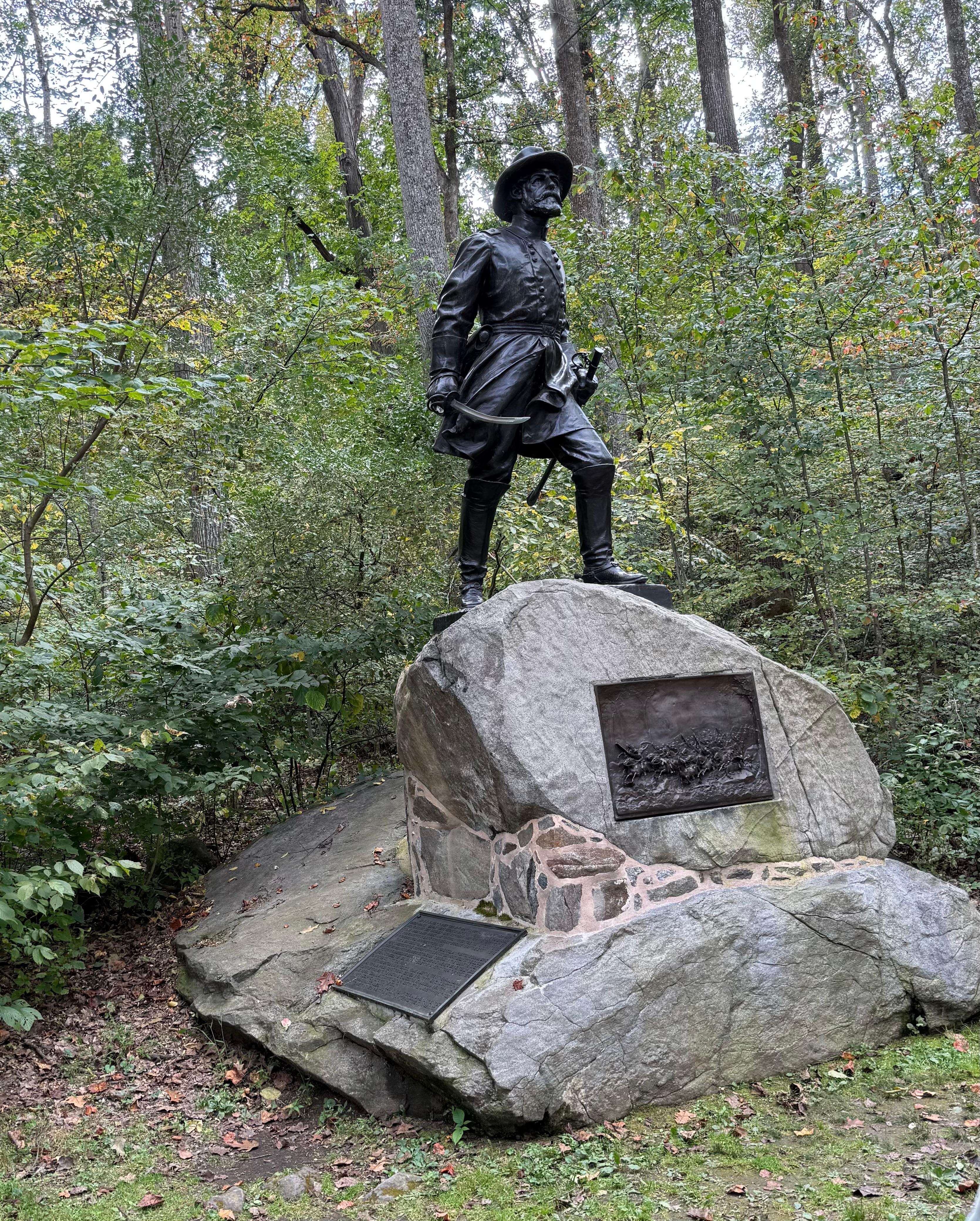 Beautiful monuments at the battlefield 