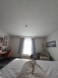 So nice to relax after a long travel day.