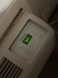 A/C space where it’s not securely attached
