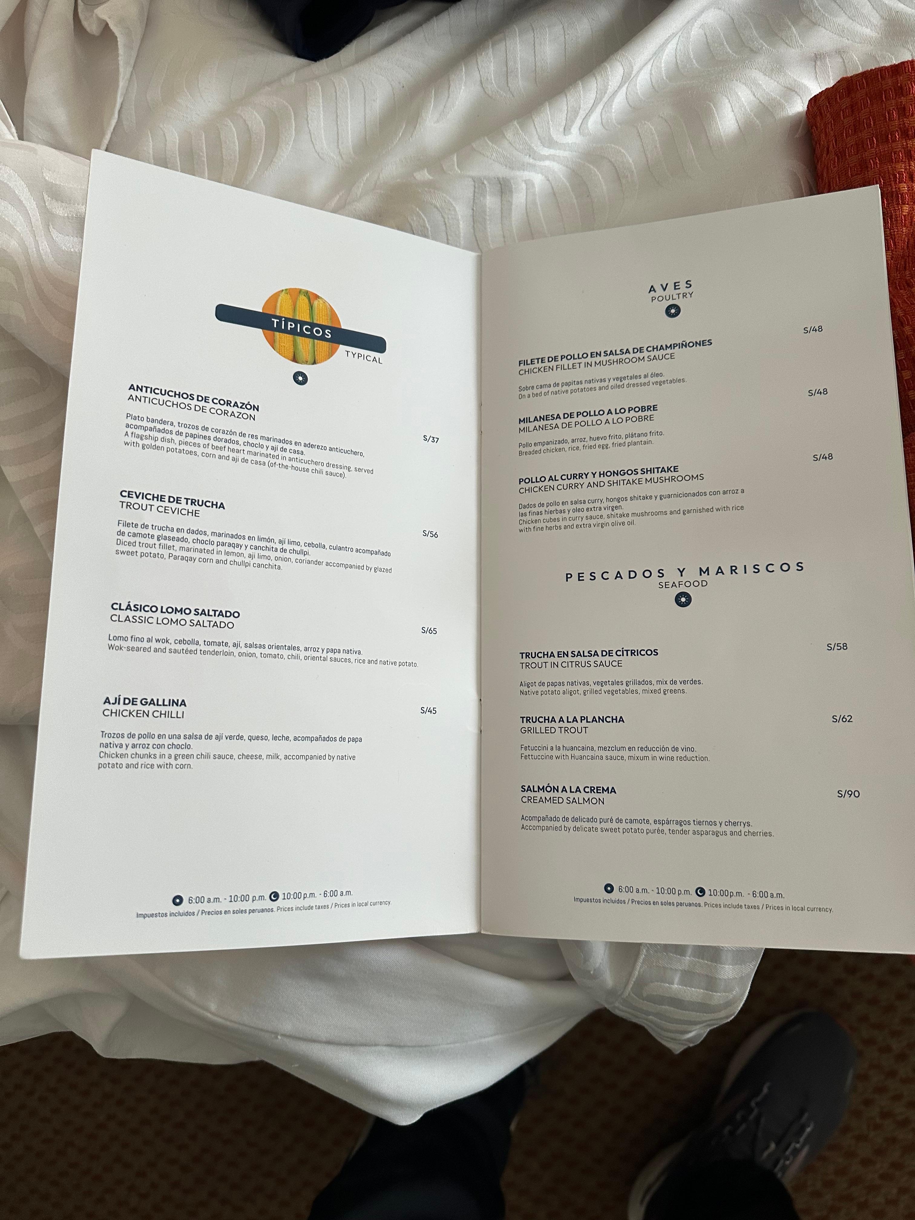 Onsite Mamaji restaurant which was awesome