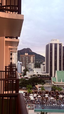 Diamond Head view from our balcony.