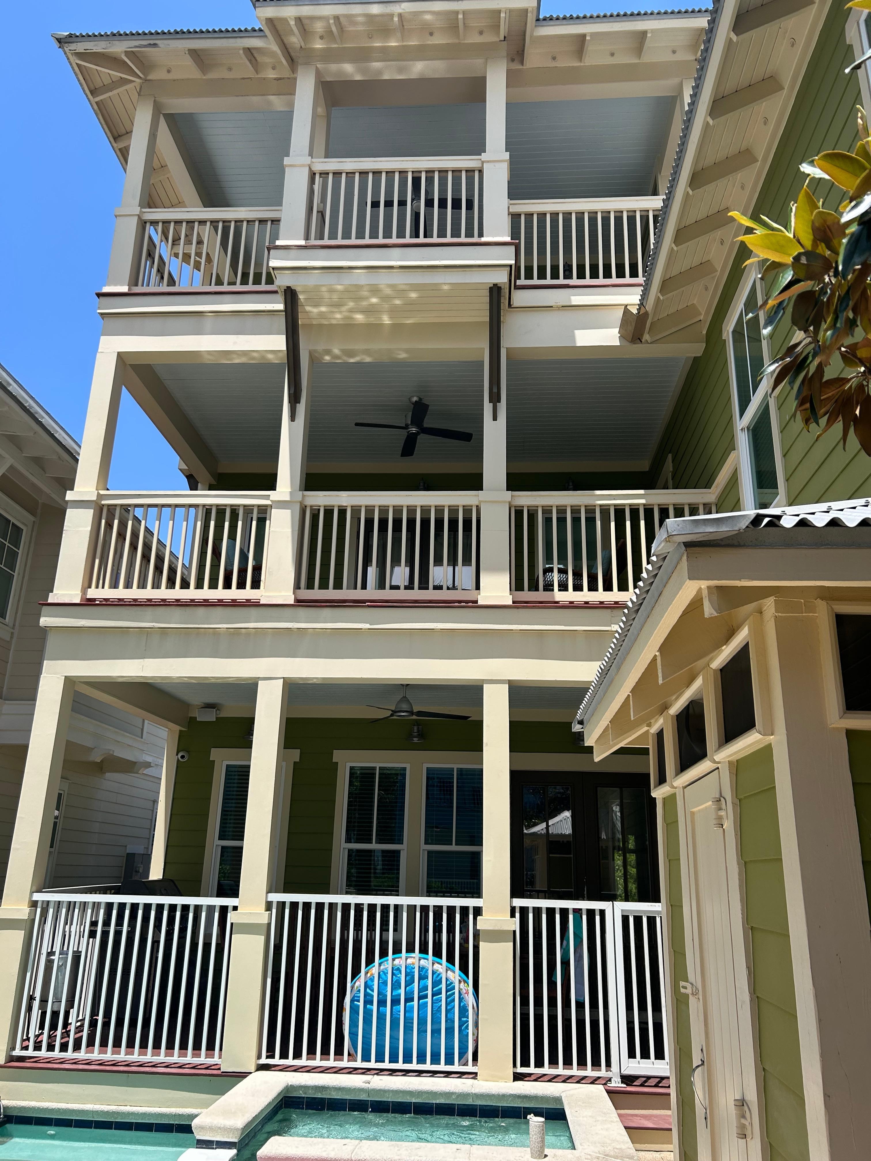 View of the back of house