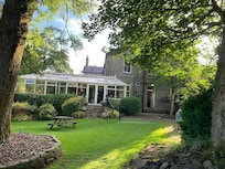 Stunning beer garden and views