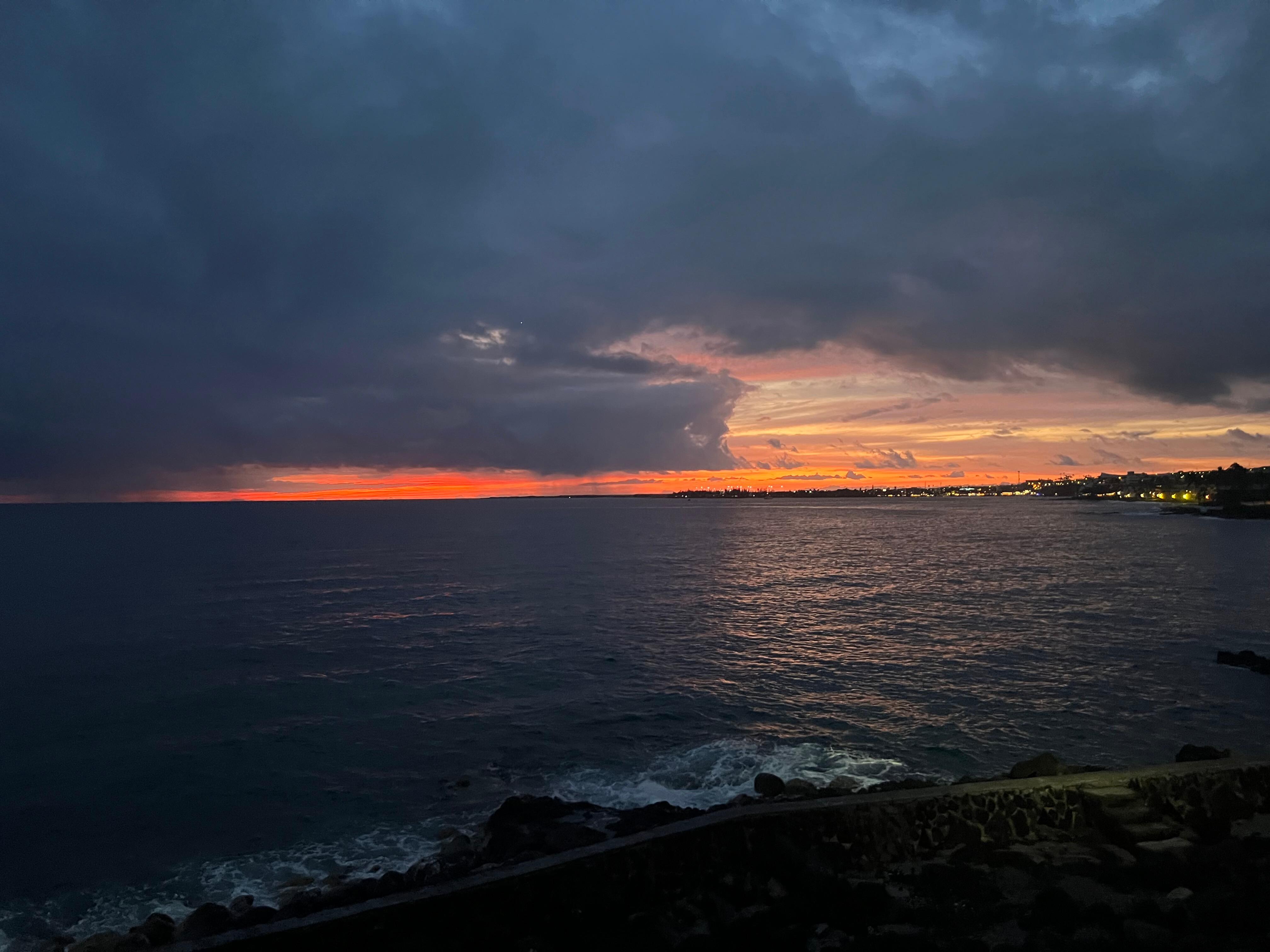 Sunset off Balcony  