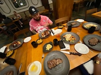 Food at hunter steakhouse