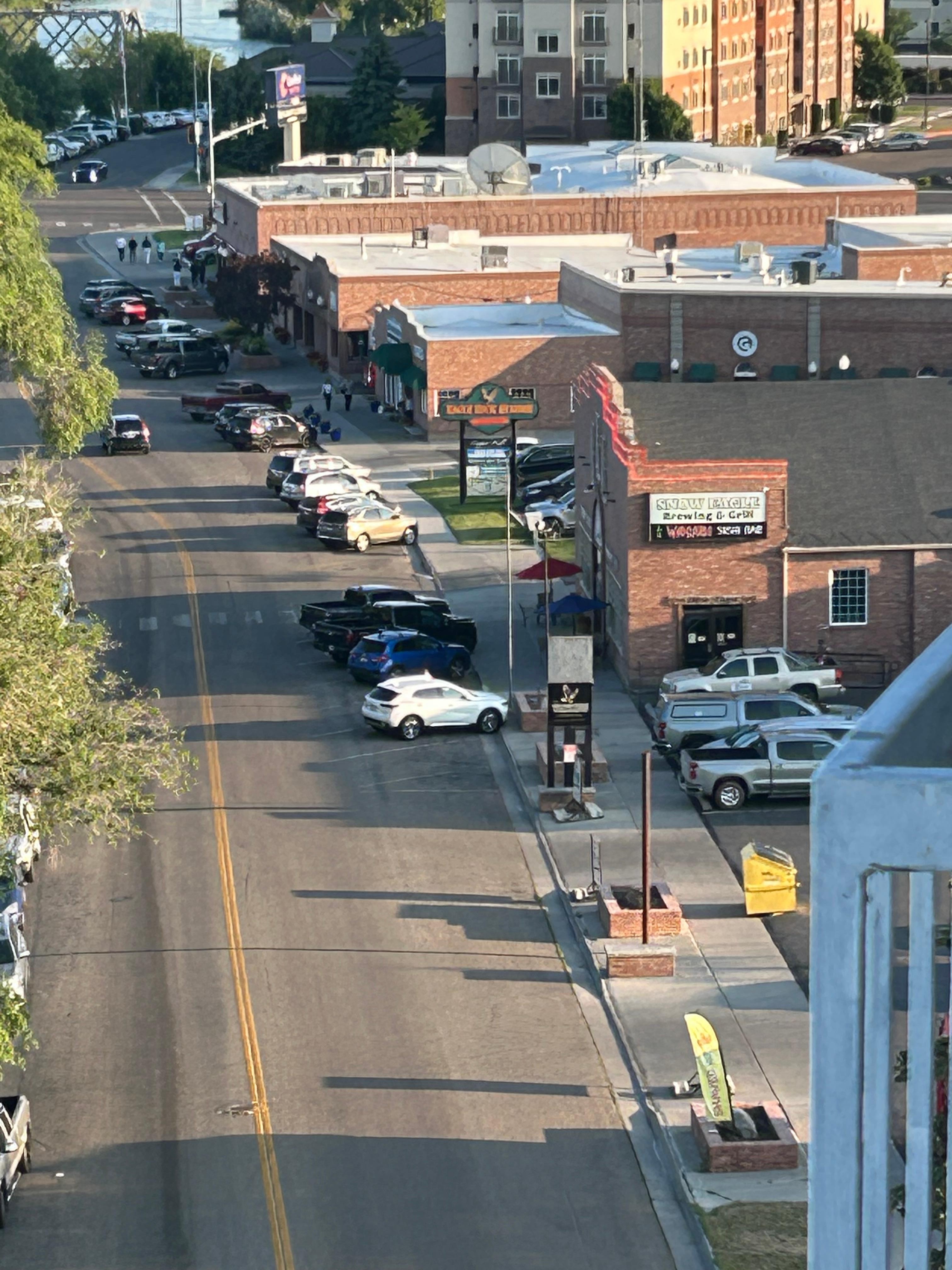 Snow Eagle Brewing and Grill next door 