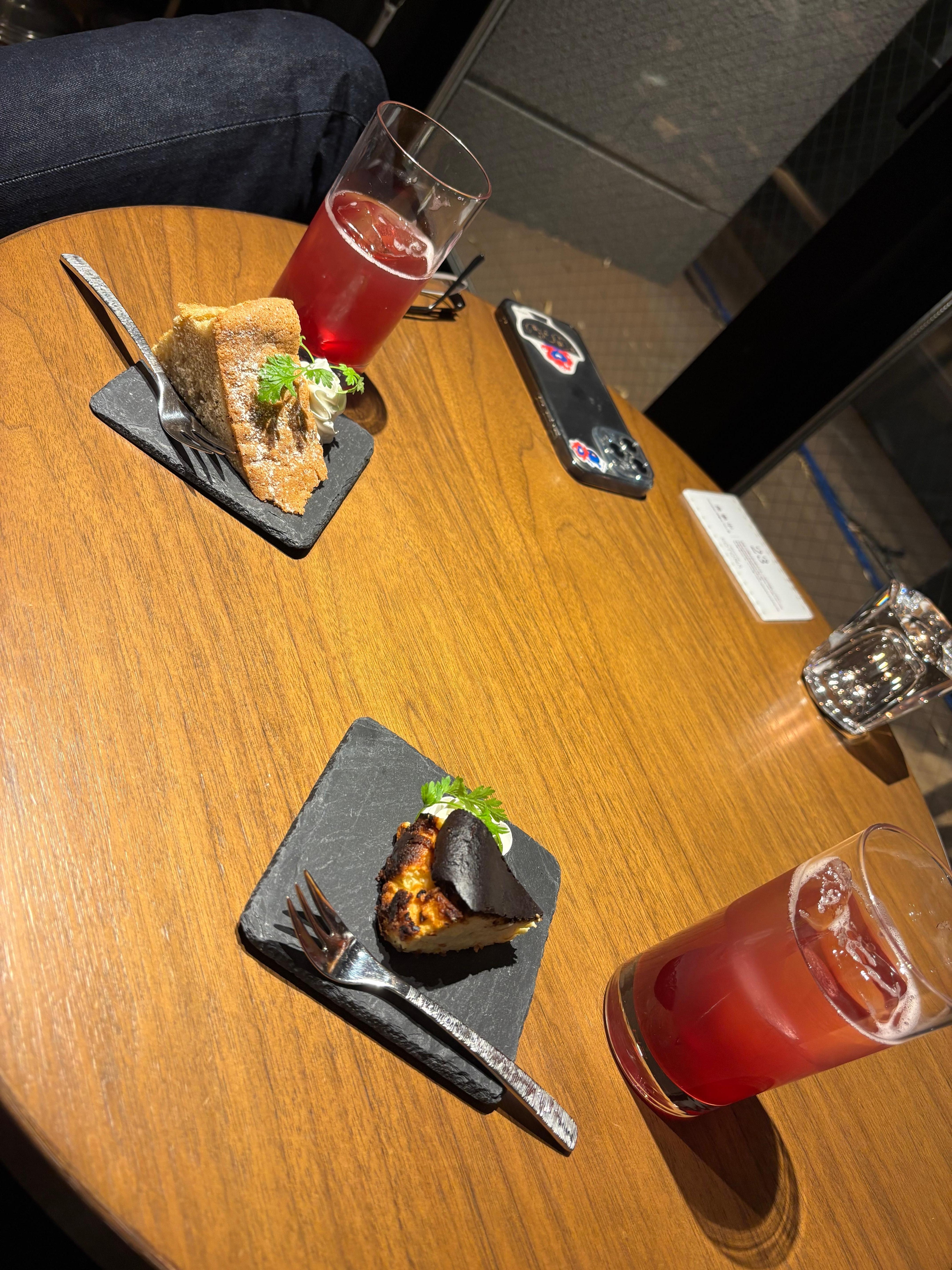 バーではデザートをいただきました
お味も良かったです