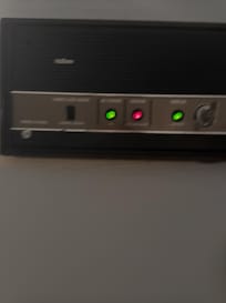 This was the box that was beeping soon as we walked in and it was so loud you can hear it upstairs. Tried everything to stop it and nothing seemed to work. A guy came in to try and resolve it and he walked out and never returned. Horrible experience.