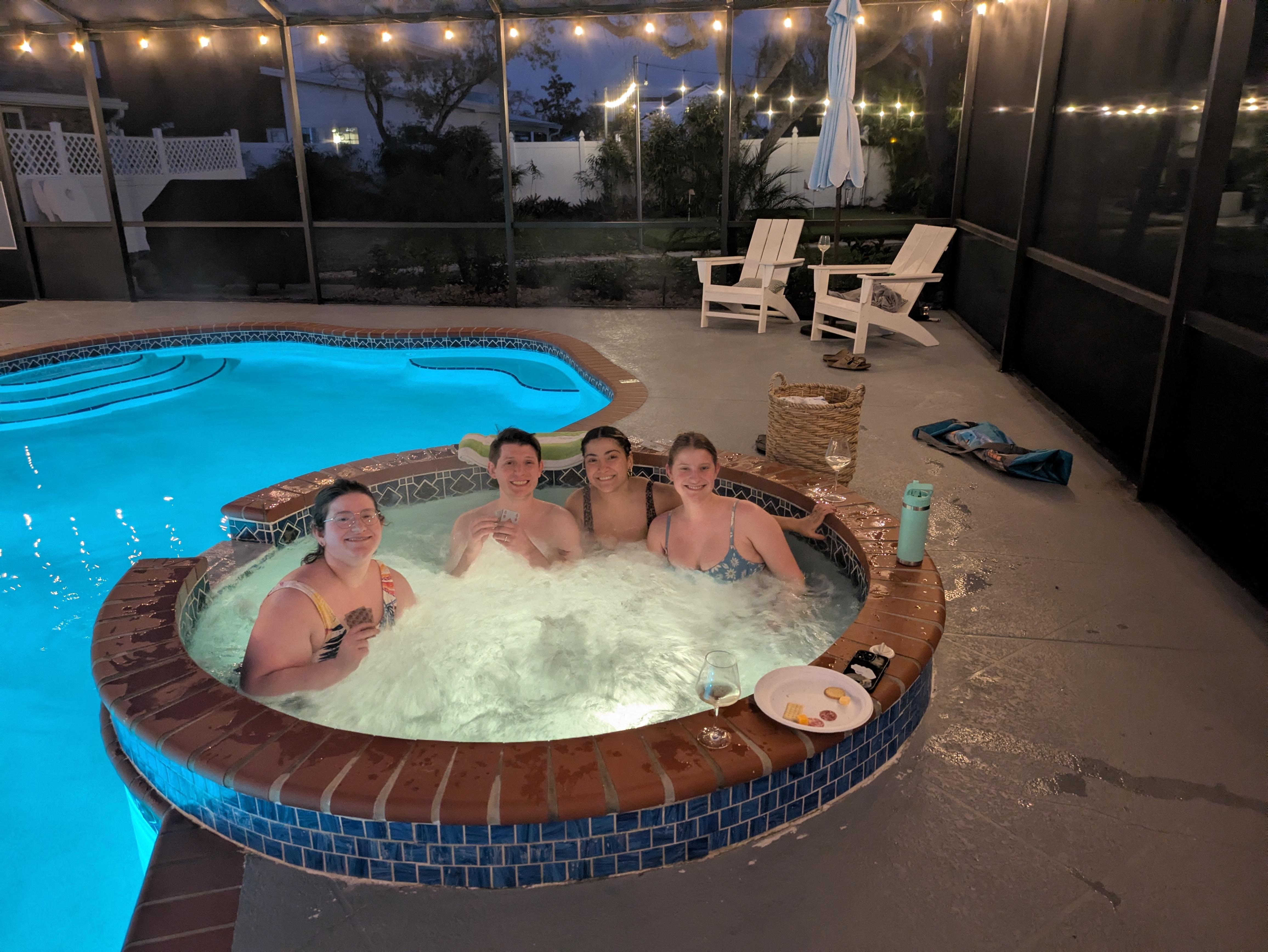 Even though it was rather cold during our stay, my kids enjoyed the sauna.