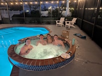 Even though it was rather cold during our stay, my kids enjoyed the sauna.