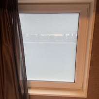 Second floor view of the parking garage not so great! 😂