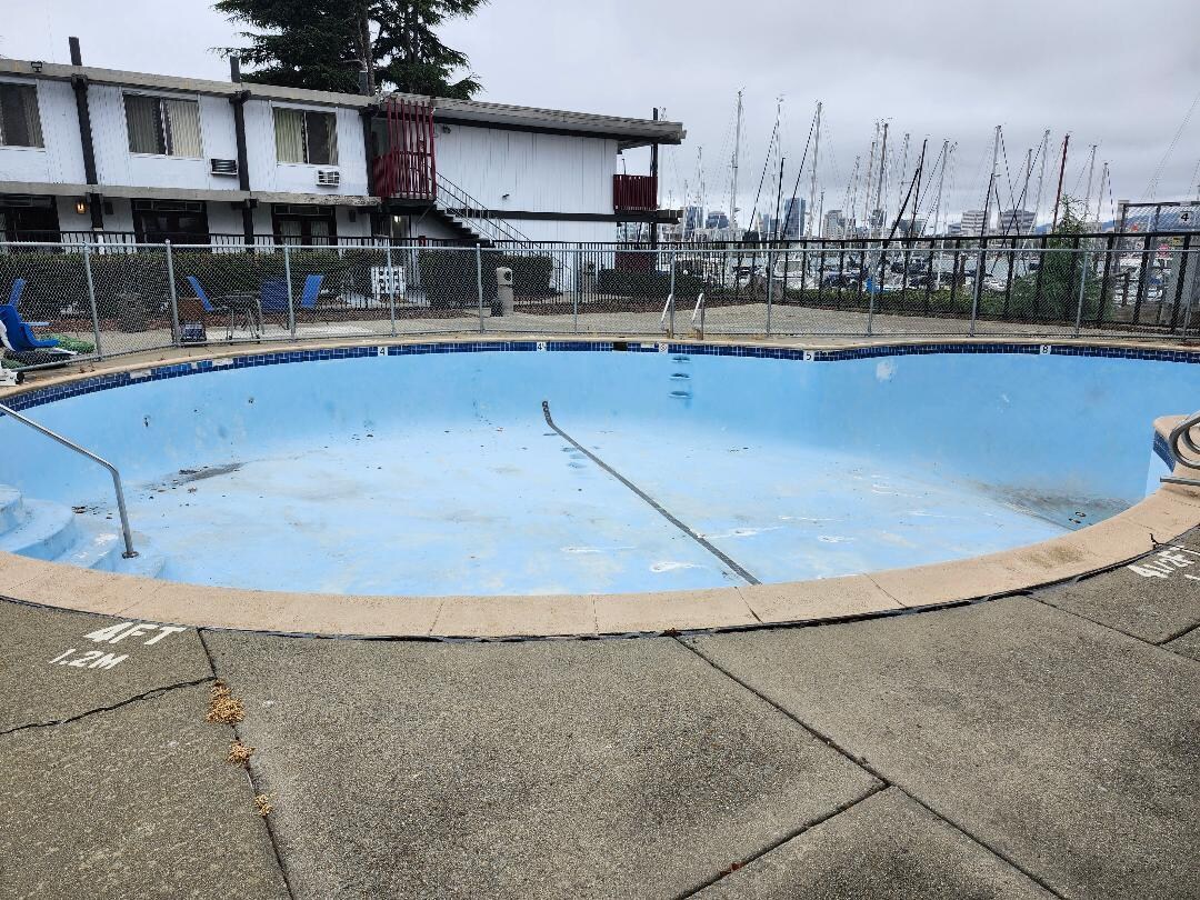 Empty pool