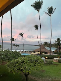 The view of Napili Beach from our deck!