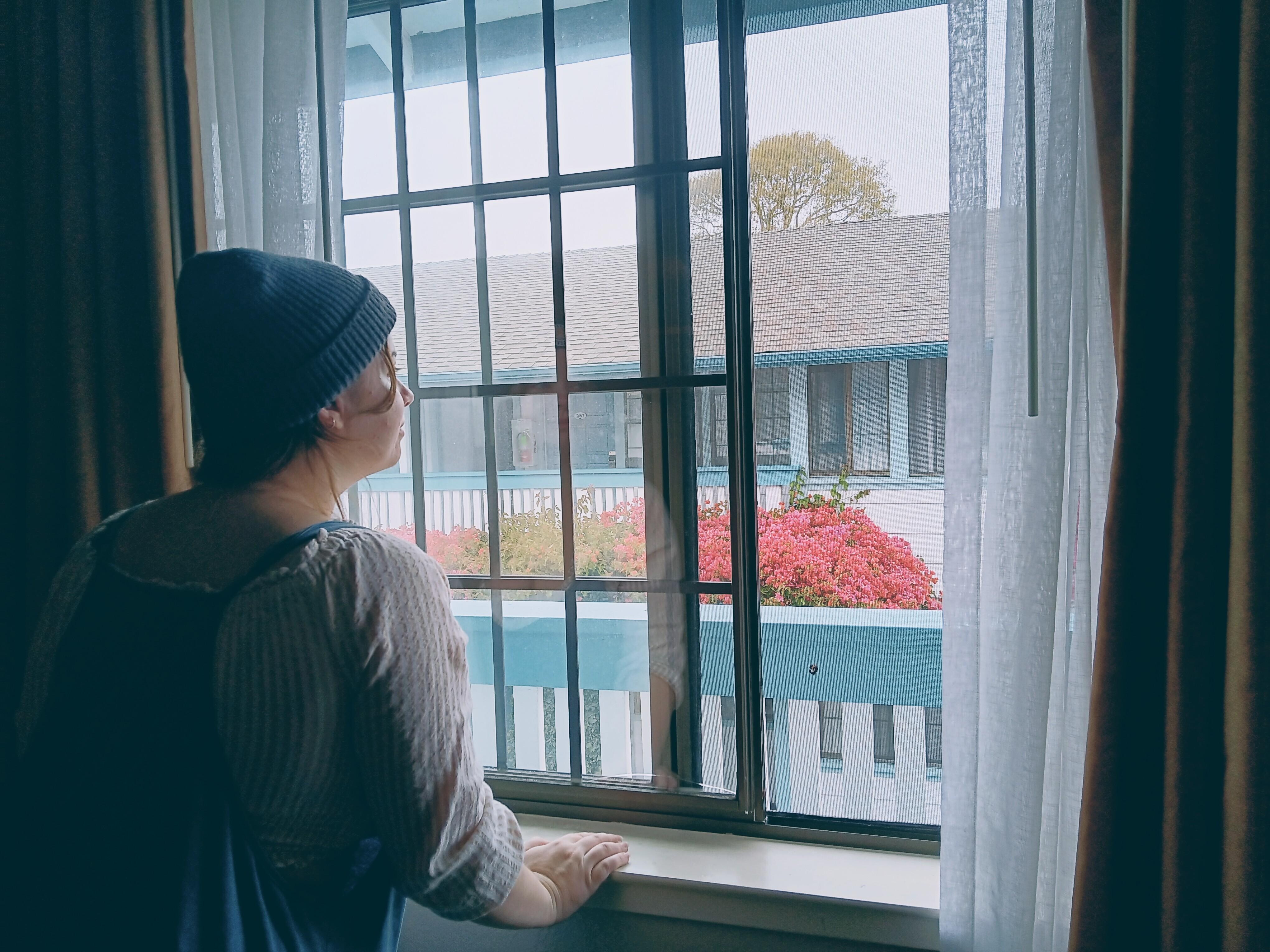 Great breeze from the second floor window!