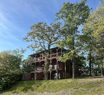 View from road area