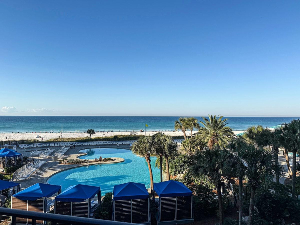 View from the balcony