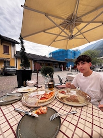 Outside table of the Hotel Restaurant