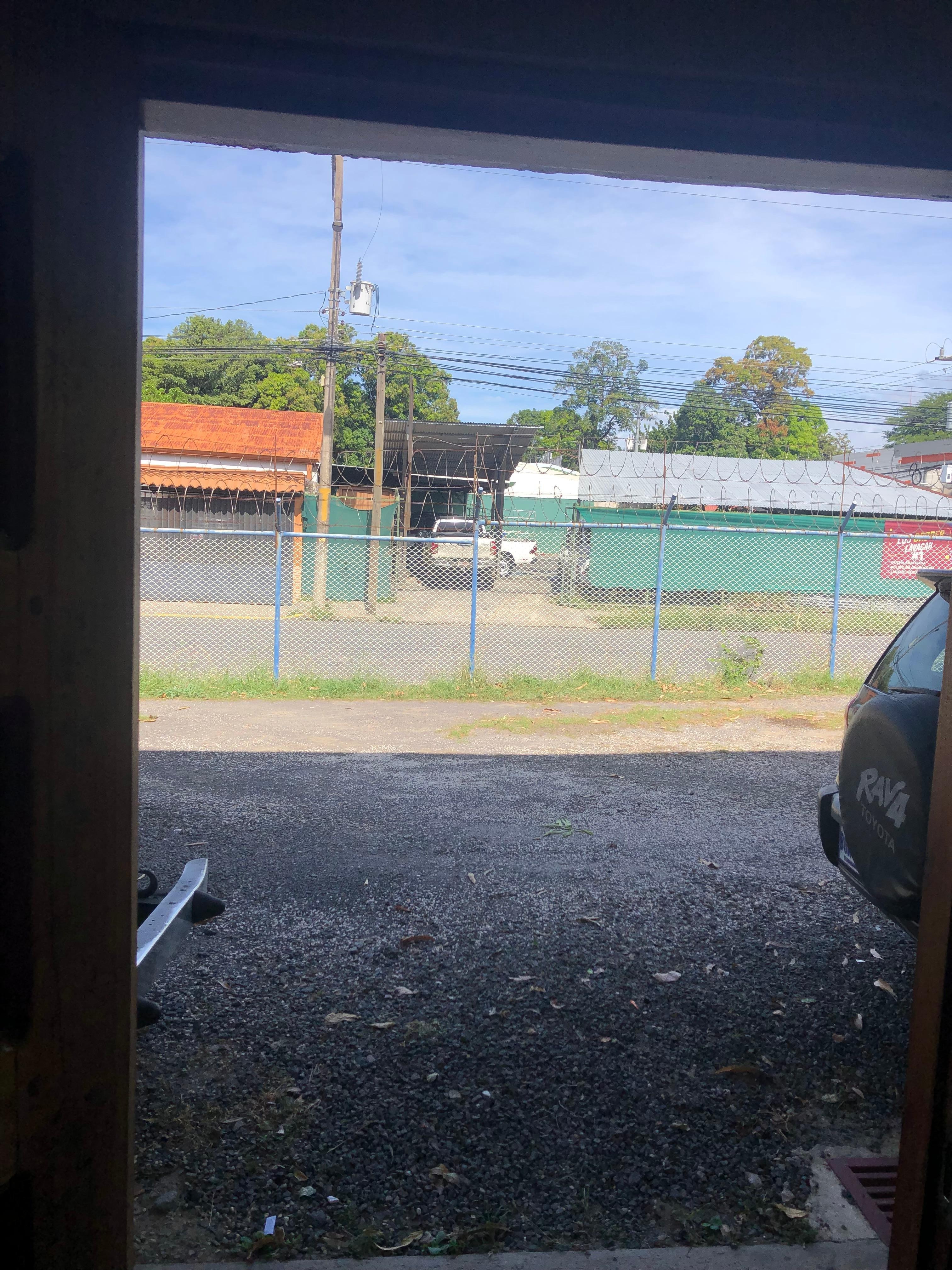 View from my room to outside area. 