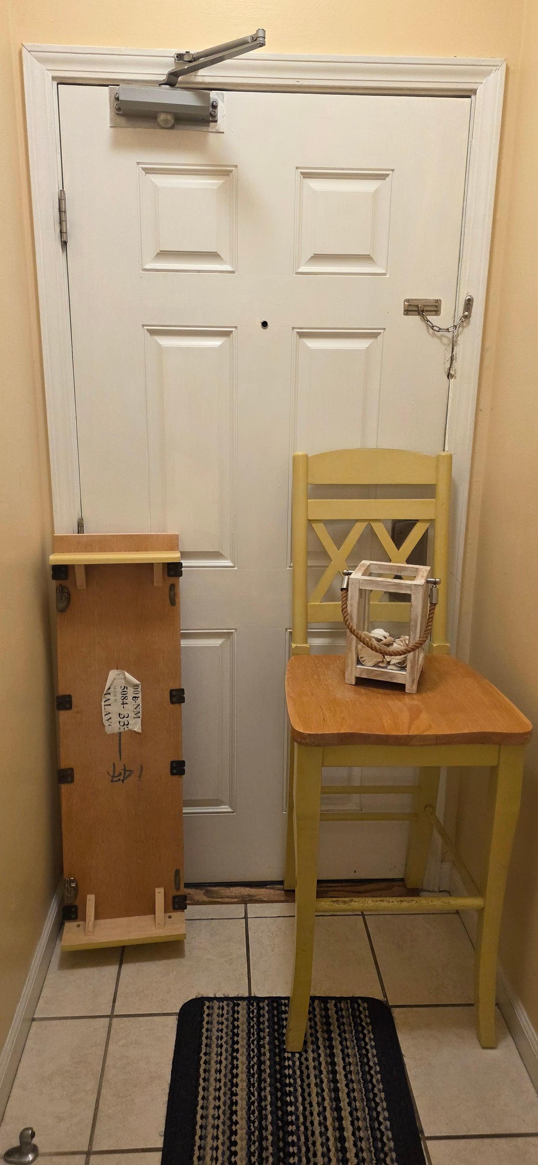 Door "secured" on night one.