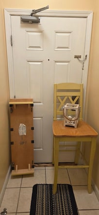 Door "secured" on night one.