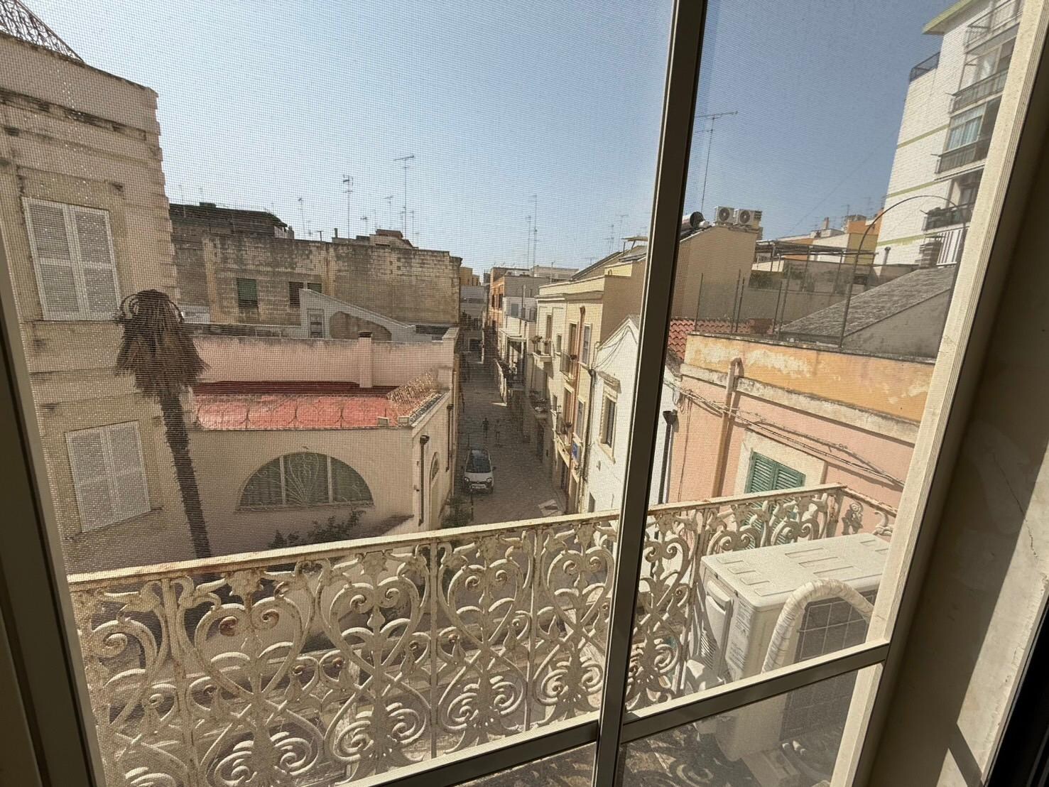 View from small balcony of the room